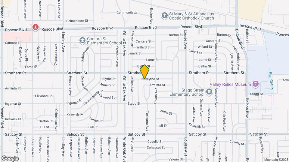 17544 Blythe St Map and Location Details