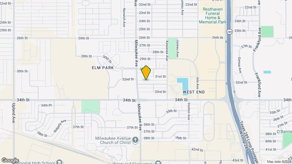 6412 32nd St Map and Location Details