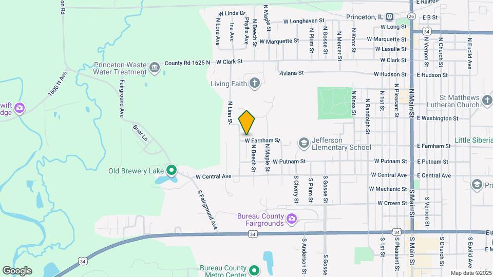 1115 W Farnham St Map and Location Details