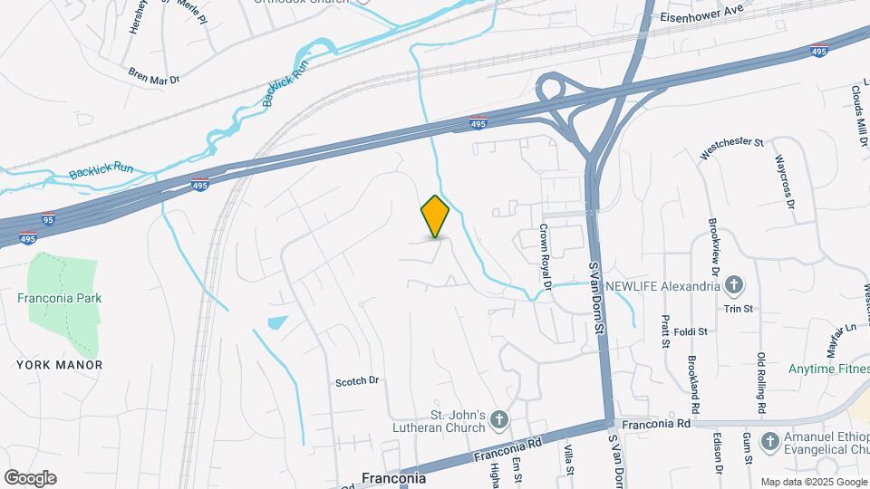 6108 Castletown Way Map and Location Details
