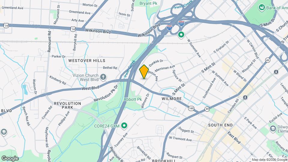 1838 Merriman Ave Mapa y Detalles de la Ubicación