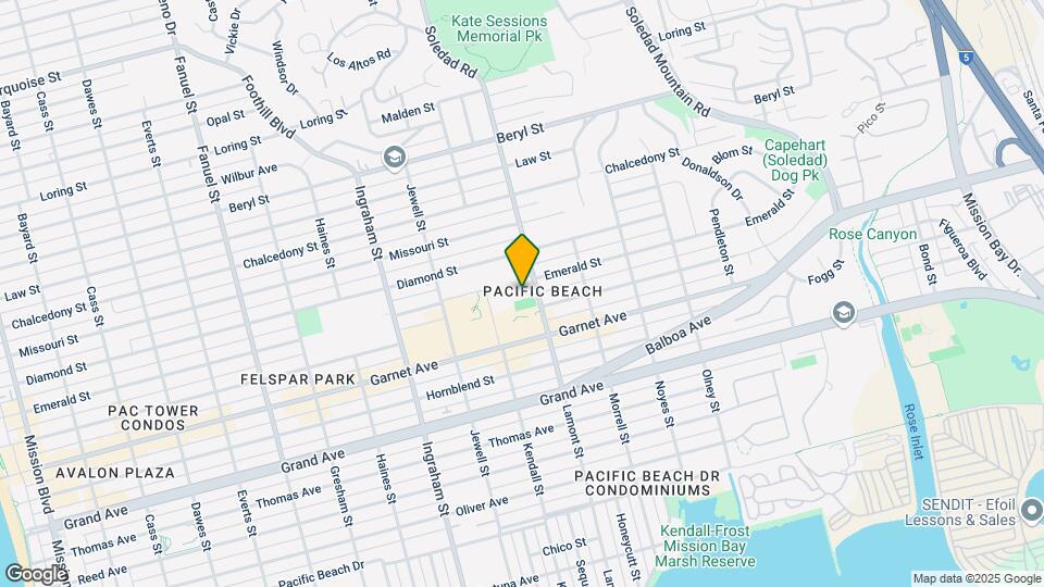 4600 Lamont St, Unit 4-212 Mapa y Detalles de la Ubicación