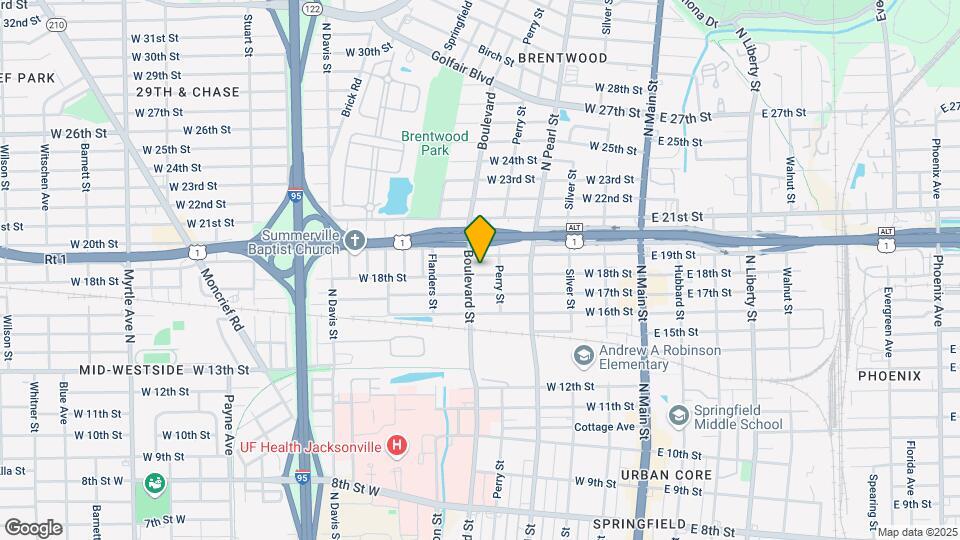 429 W 18th St Map and Location Details