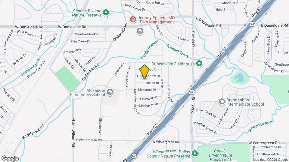 347 Linklea Dr Map and Location Details
