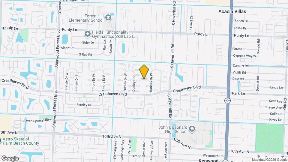 2671 Barkley Dr W Mapa y Detalles de la Ubicación