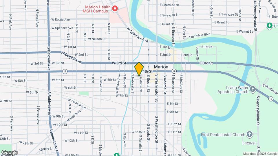 424 S Gallatin St Map and Location Details