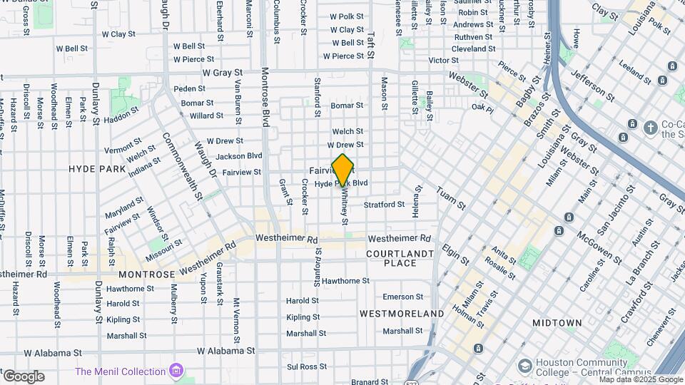 2510 Whitney St Map and Location Details