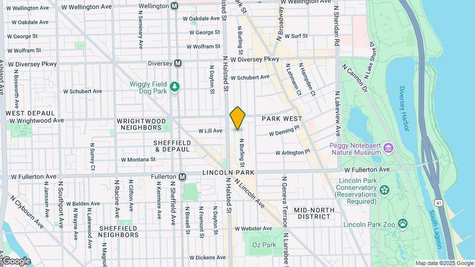 2522 N Burling St Mapa y Detalles de la Ubicación