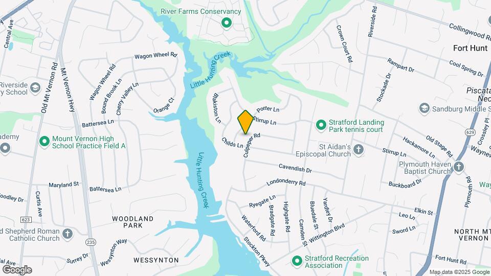 2512 Culpeper Rd Map and Location Details