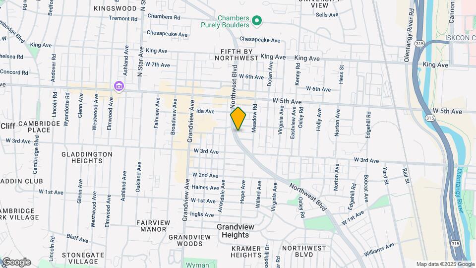 1364-1370 Northwest Blvd Map and Location Details