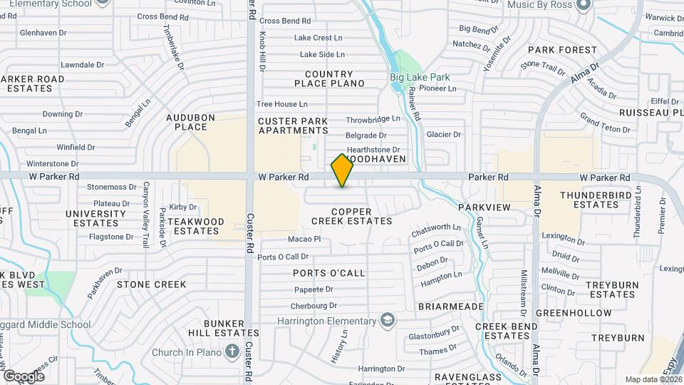 1700 Copper Creek Dr Map and Location Details