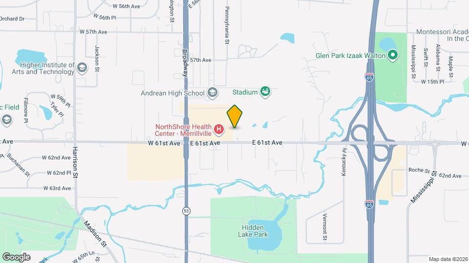 310 E 60th Ct Map and Location Details