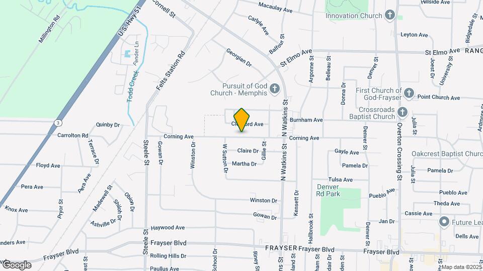 Welcome to 1700 Crrning Ave! Map and Location Details