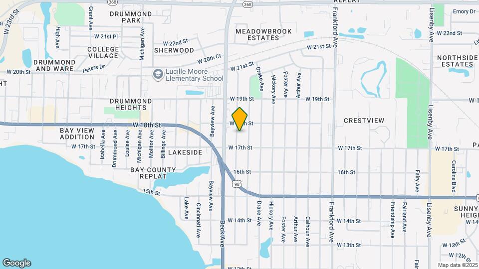 1710 Chestnut Ave Map and Location Details