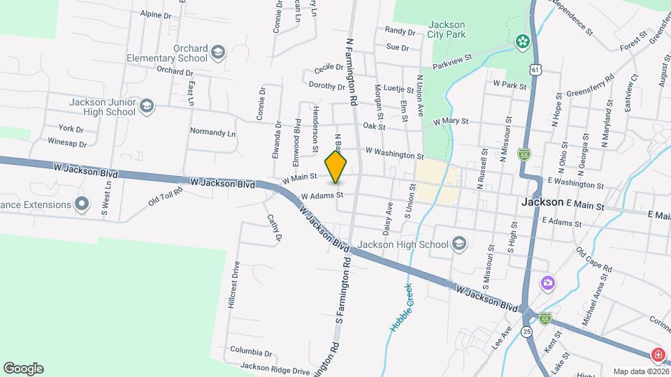 131 S Bast St Map and Location Details