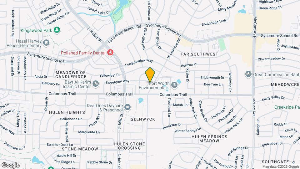 7801 Summerglen Rd Map and Location Details
