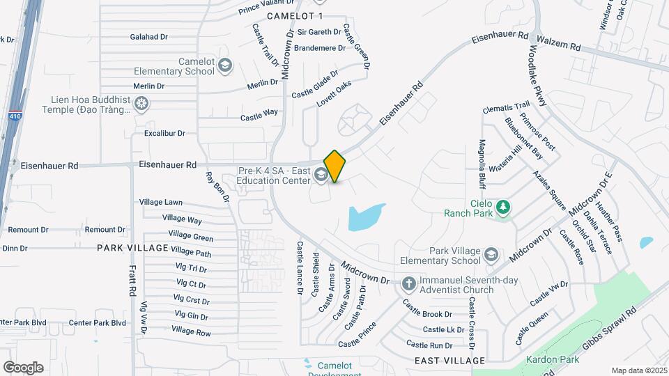 7202 Lavaca Bluff Map and Location Details