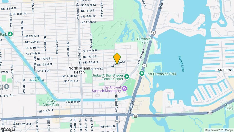 17101 NE 22nd Ave Mapa y Detalles de la Ubicación