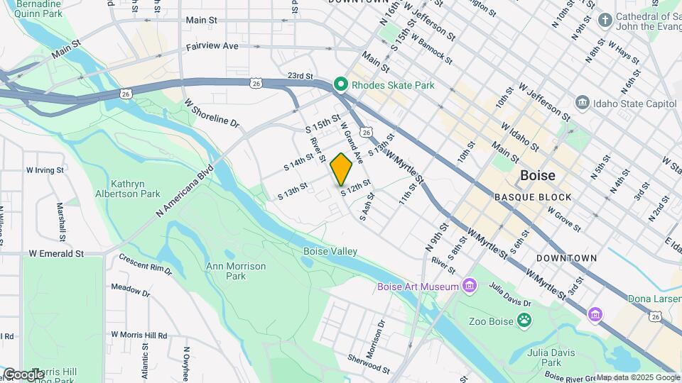 880 W River St Map and Location Details