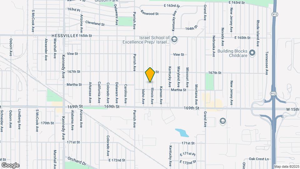 6738 Illinois Ave Map and Location Details