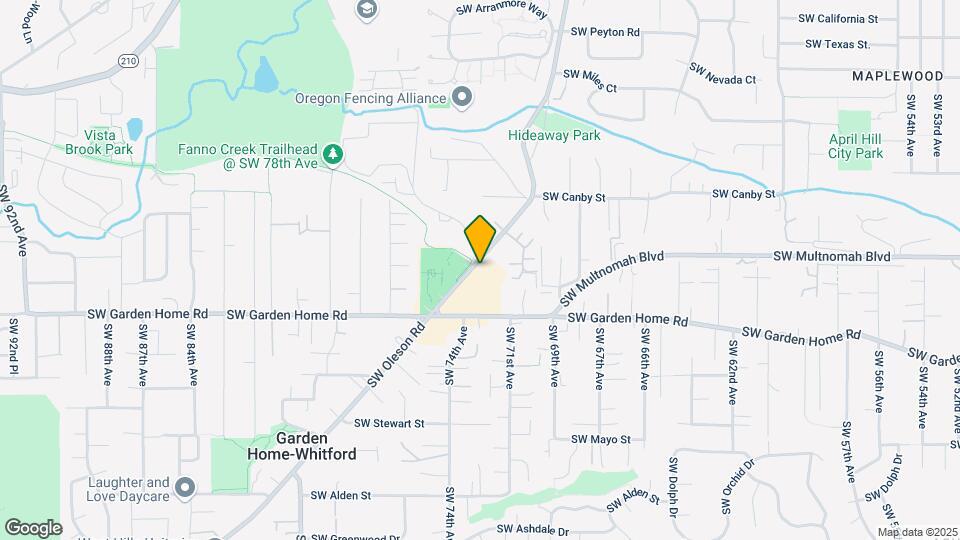 7300 SW Oleson Rd Map and Location Details