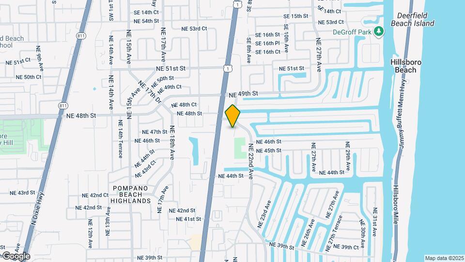 4741 NE 21st Ter, Unit 4741 #1 Map and Location Details