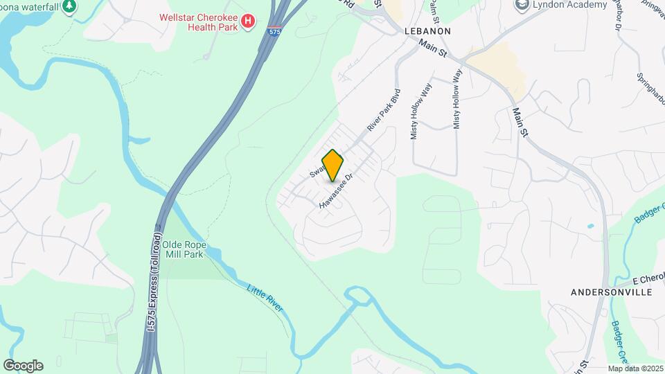 252 Hiawassee Dr Map and Location Details