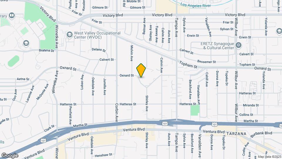 19555 Oxnard St Map and Location Details