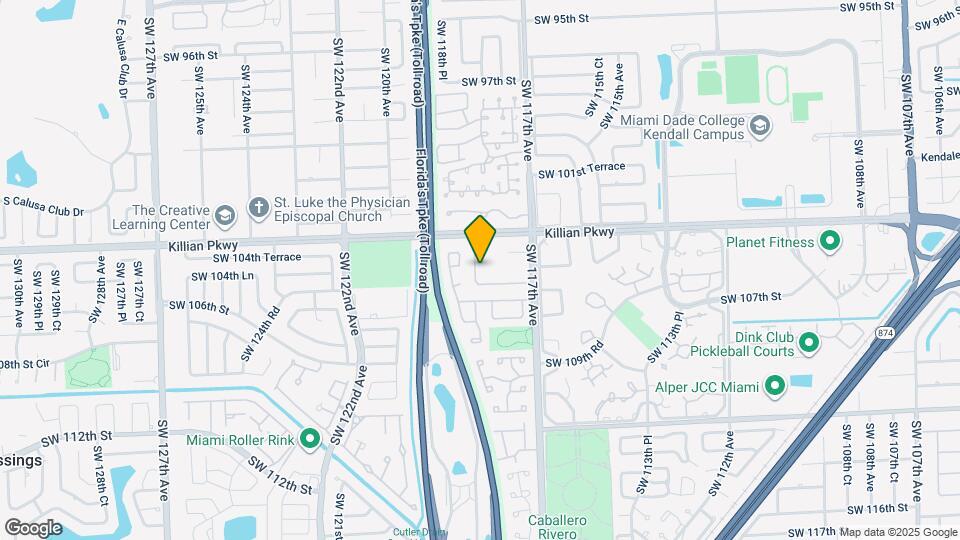 10543 SW 118th Ave Map and Location Details