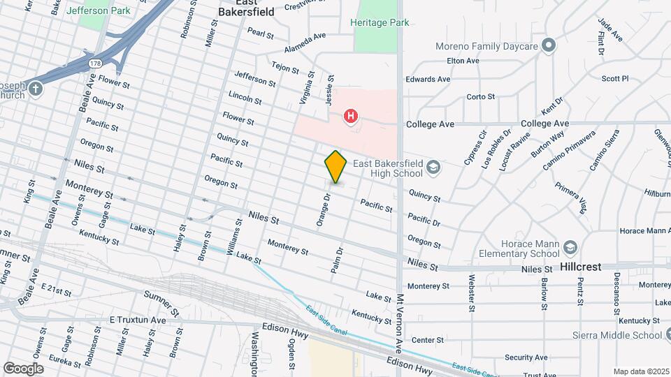 1505 Orange Ave Map and Location Details