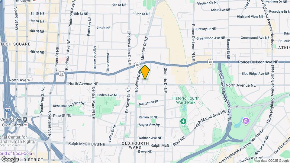 620 Kennesaw Ave NE Map and Location Details