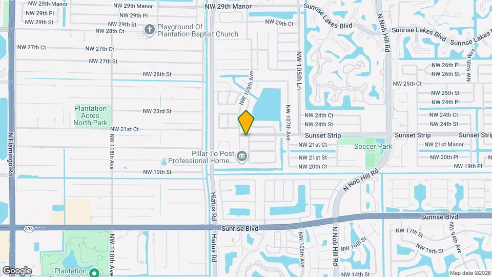 2161 NW 108th Terrace Map and Location Details