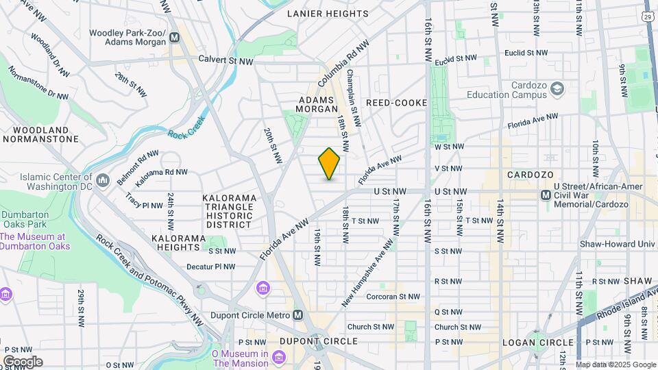 1842 California St NW Map and Location Details