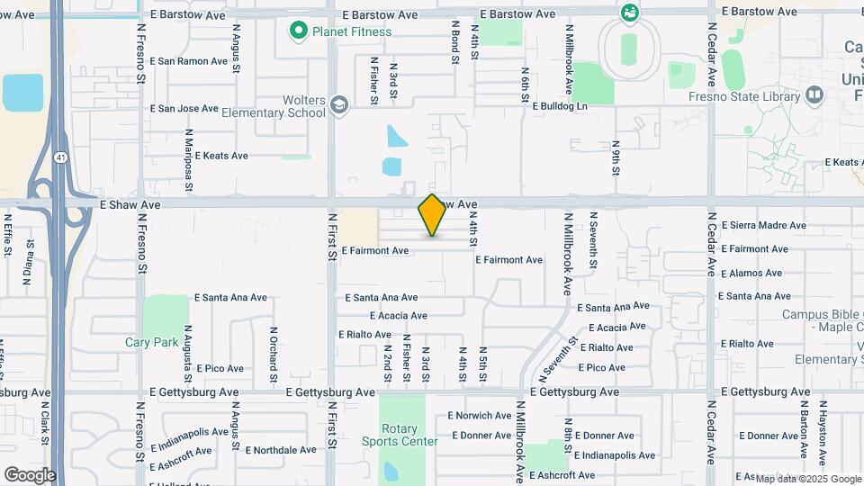 3357 E Fairmont Ave, Unit D Mapa y Detalles de la Ubicación