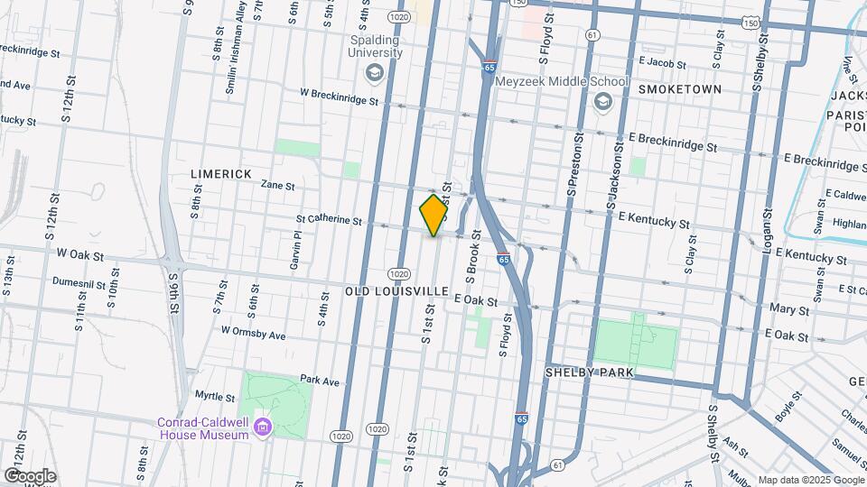 1108 S 1st St Map and Location Details