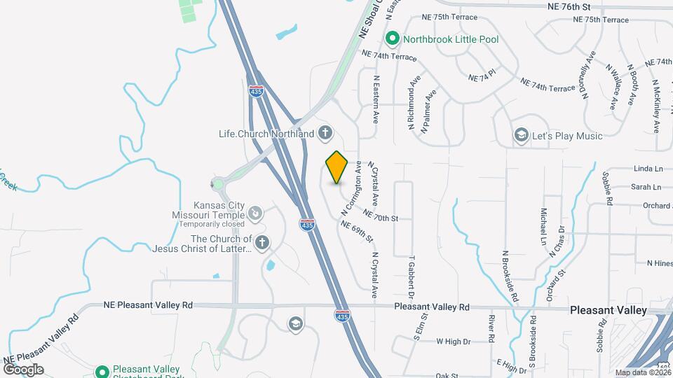 7016 N Bristol Ave Map and Location Details