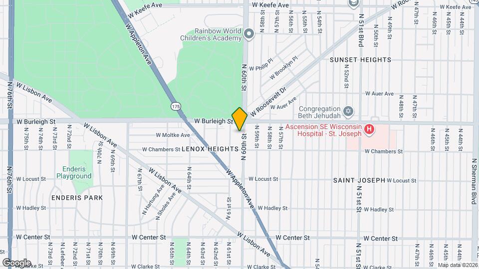 3045 N 60th St Map and Location Details