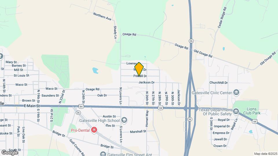 2528 Powell Dr Map and Location Details