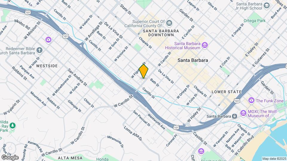 318 W Carrillo St Map and Location Details