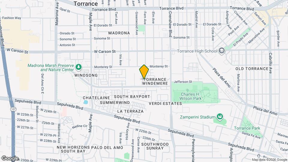 2615 Plaza del Amo Map and Location Details