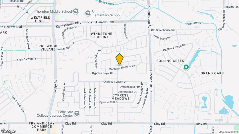 19338 Montclair Meadow Ln Map and Location Details