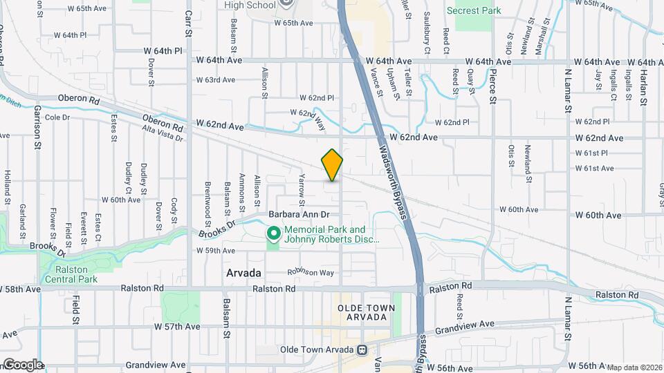 6087 Wadsworth Blvd, Unit 210 Mapa y Detalles de la Ubicación