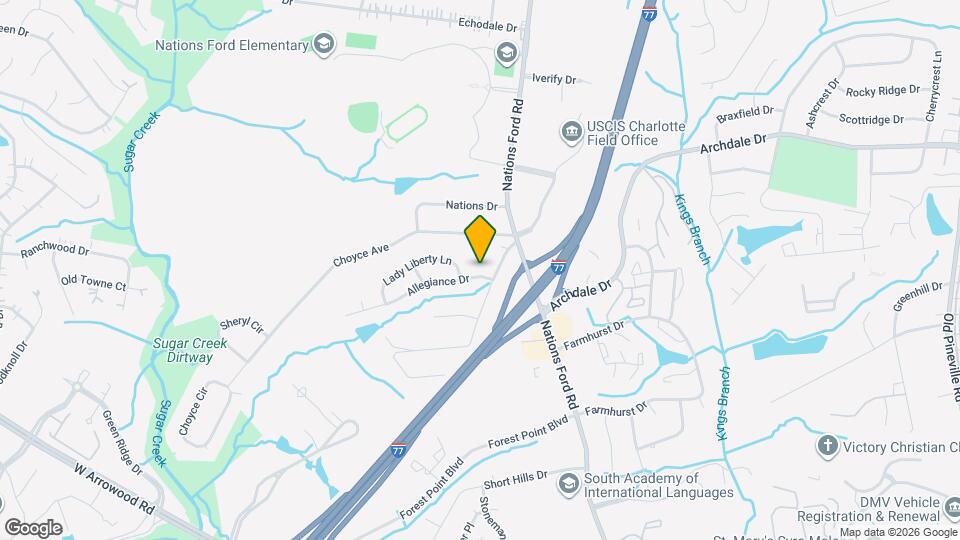 1018 Allegiance Dr Map and Location Details