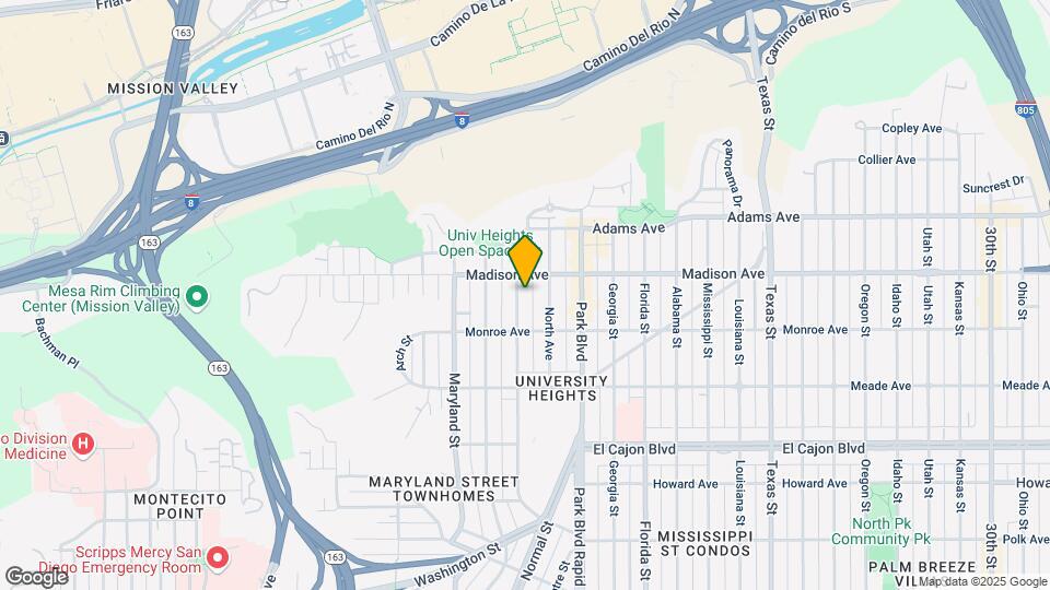 4565 Campus Ave Map and Location Details