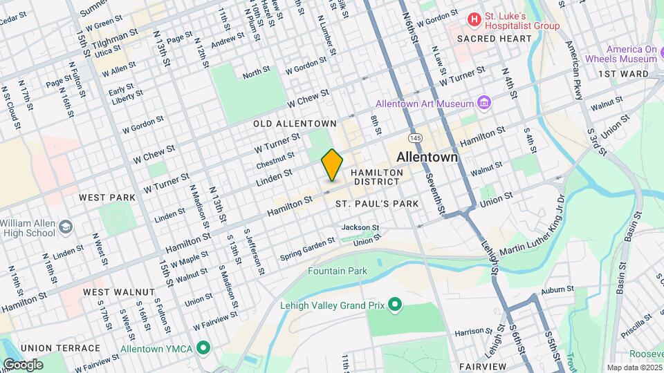 941 W Hamilton St Map and Location Details