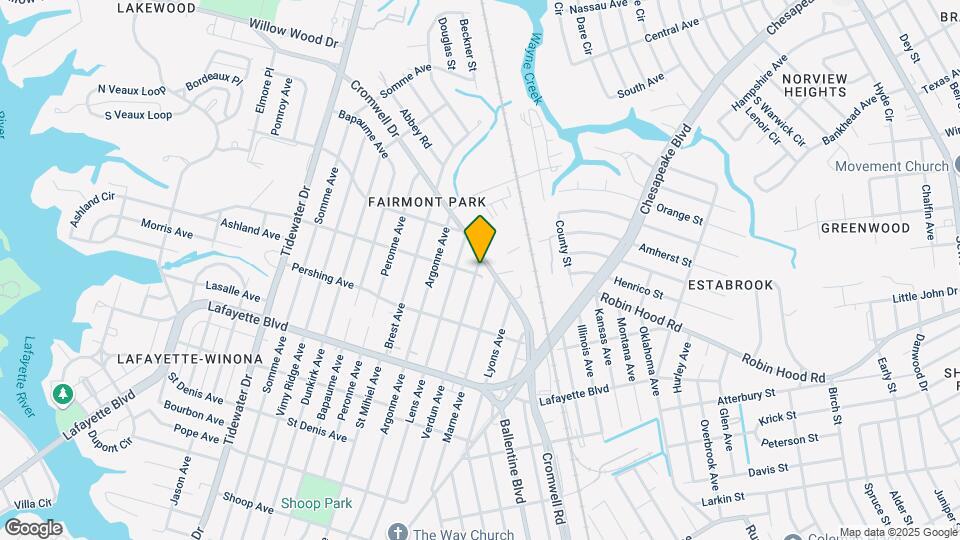 3400 Verdun Ave Map and Location Details