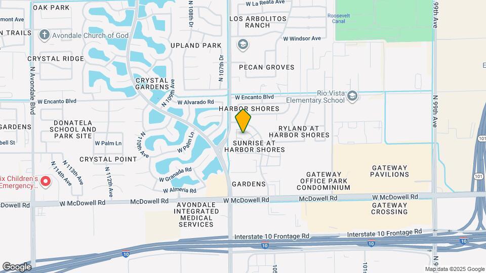 2017 N 106th Dr Map and Location Details
