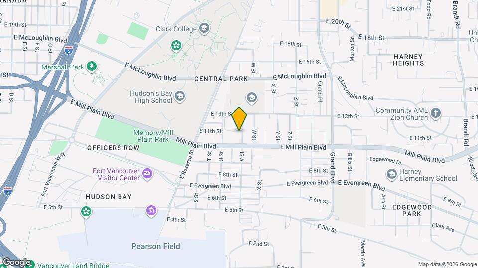 1018 V St, Unit 1018 V Map and Location Details