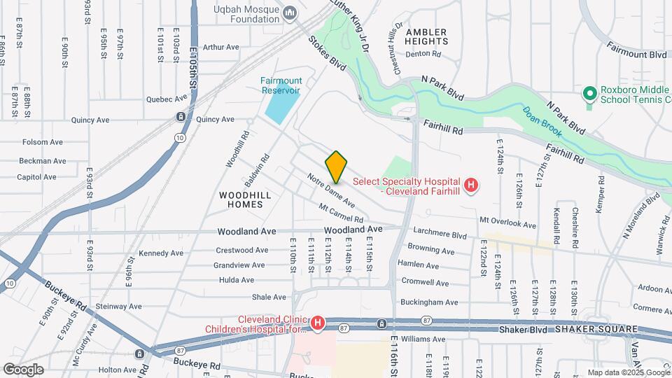 11205 Notre Dame Ave Map and Location Details