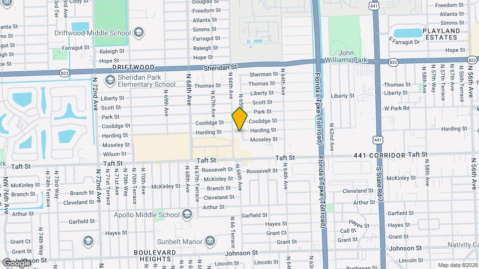1920 N 65th Way Map and Location Details
